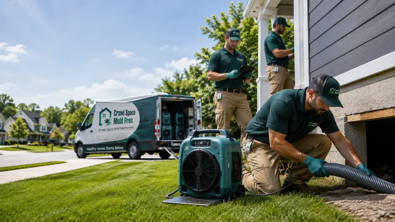 Crawl Space Mold Removal in Hanoverton, OH